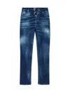 Dsquared2 Button Trousers In Blue