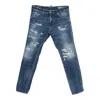 Dsquared2 Teddy Distressed Jeans In Blue