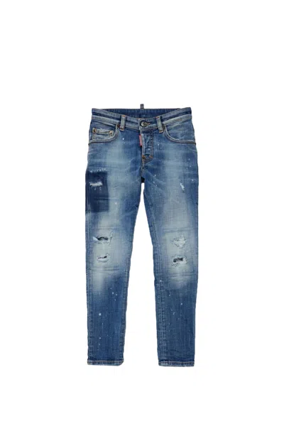 Dsquared2 Kids' Jeans In Blue