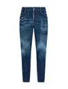 Dsquared2 Mid-rise Straight-leg Jeans In Blue
