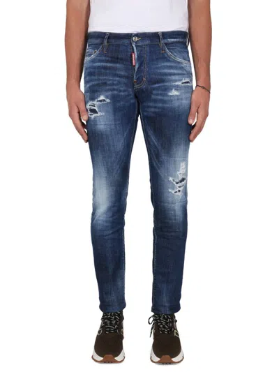 Dsquared2 Slim Fit Denim Jeans In Blue