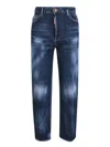 Dsquared2 Slim Fit Denim Trousers In Blue