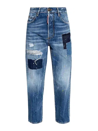 DSQUARED2 VAQUEROS RECTOS - AZUL