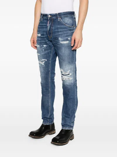 Dsquared2 Jeans Blue Man Teddy Effect Lived