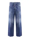 Dsquared2 Classic Five-pocket Jeans With Subtle Fading And Distressing