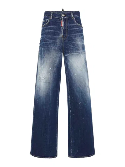Dsquared2 Jeans Boot-cut - Azul Oscuro In Dark Blue