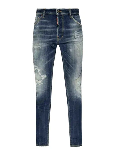 DSQUARED2 JEANS BOOT-CUT - AZUL OSCURO