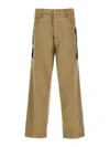 Dsquared2 Stone Cotton Pants In Beige
