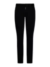 Dsquared2 Cotton Cargo Trouser With Logo Patch In Black