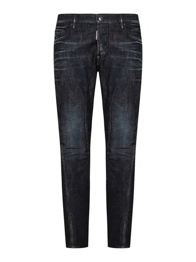 Dsquared2 Black Stretch Denim Jeans