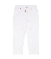 Dsquared2 Boston Logo-tag Straight-leg Jeans In White
