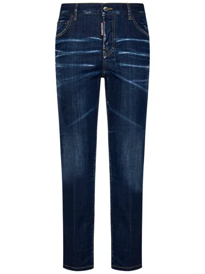 DSQUARED2 DSQUARED2 DARK CLEAN WASH COOL GIRL JEANS