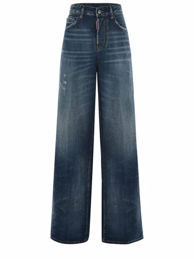 Dsquared2 Jeans In Denim Azzurro