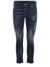 Dsquared2 Vaqueros Rectos - Azul In Denim Blu Scuro