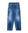 Dsquared2 Distressed Panelled Jeans In Blue