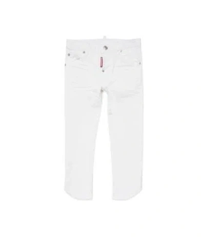 Dsquared2 Kids' Jeans Dritti Cool Guy In White