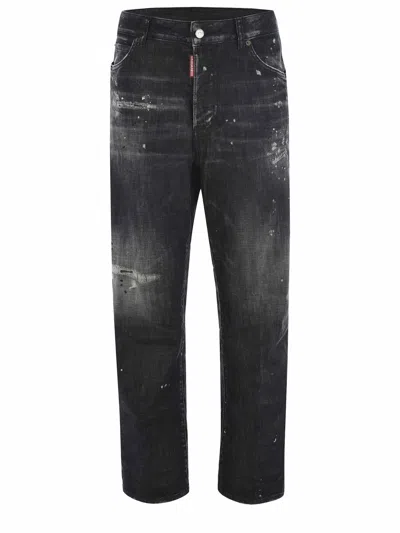 Dsquared2 Jeans  "boston" In Denim Nero