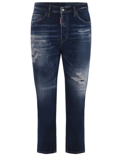 Dsquared2 Jeans  Bro Made Of Denim In Denim Blu