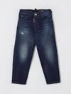 Dsquared2 Jeans  Kids Color Denim In Animal Print