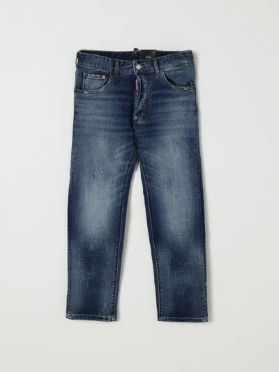 Dsquared2 Jeans  Kids Color Denim In Blue