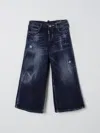 Dsquared2 Jeans  Kids Color Denim In Blue