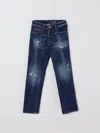 Dsquared2 Jeans  Kids Color Denim In Blue