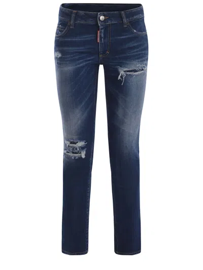 Dsquared2 Jeans  Medium Waist Jennifer Made Of Denim In Denim Blu