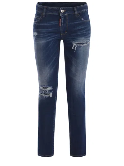 Dsquared2 Jeans  Medium Waist Jennifer Made Of Denim In Blue