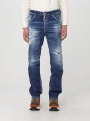 Dsquared2 Blu Mid-waist Jeans In Blue