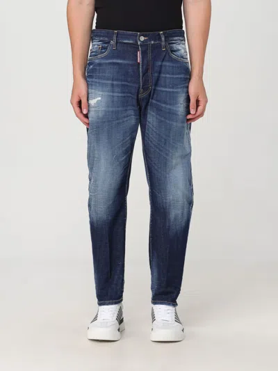 Dsquared2 Mid-rise Straight-leg Jeans In Denim