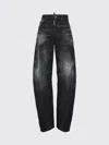 Dsquared2 D2 Twisted Jean In Black