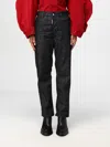 Dsquared2 Super-skinny Black Denim Jeans With Cropped Leg In Schwarz