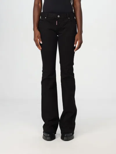 DSQUARED2 JEANS DSQUARED2 WOMAN COLOR BLACK,F85964002