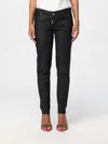 Dsquared2 Cool Girl Low-rise Cropped Jeans In Schwarz