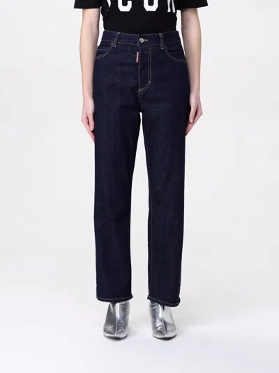 DSQUARED2 JEANS DSQUARED2 WOMAN COLOR BLUE,G47082009