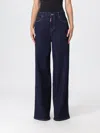 Dsquared2 Stretch Denim Traveller Wide-leg Jeans In Blue