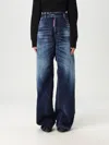 Dsquared2 Wide-leg Jeans In Denim