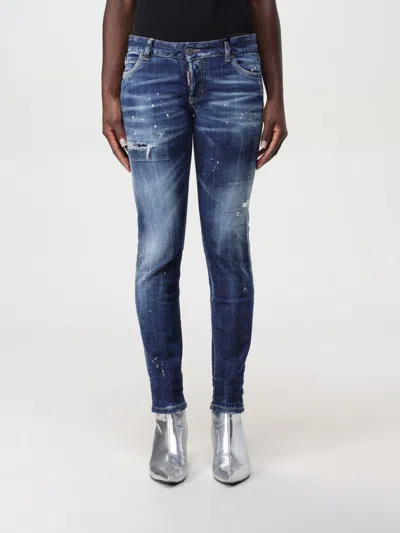 DSQUARED2 JEANS DSQUARED2 WOMAN COLOR DENIM,F82286028