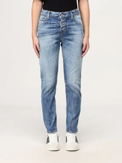 DSQUARED2 JEANS DSQUARED2 WOMAN COLOR STONE WASHED,412546141