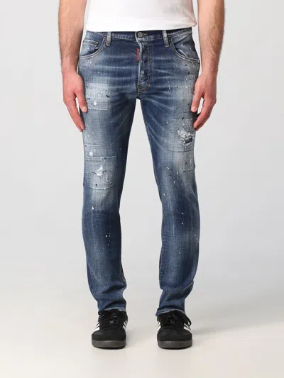 Dsquared2 Jeans In Denim In Blue