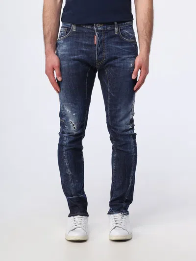 Dsquared2 Jeans In Denim In Blue