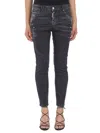 Dsquared2 Jeans In Denim Cool Girl In Black