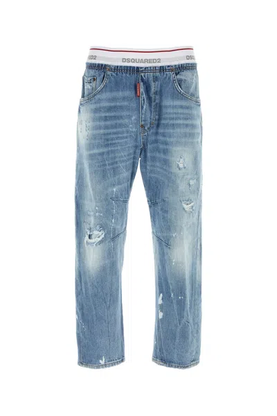 Dsquared2 Slim Fit Denim Jeans In Blue
