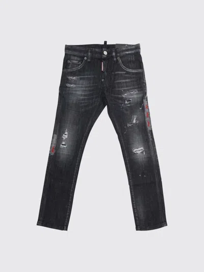 Dsquared2 Babies'  Jeans Kids In Black