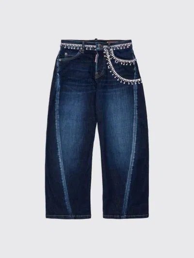 DSQUARED2 DSQUARED2 JEANS KIDS COLOR BLUE,I97212009