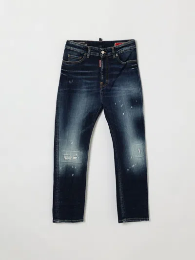 Dsquared2 Jeans Kids Color Blue In Multi