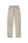 Dsquared2 Inside Out-effect Jeans In Neutrals