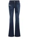 Dsquared2 Jeans  Medium Waist Flare Made Of Denim In Blue