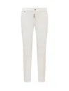 Dsquared2 Medium Waist Twiggy Jeans In White