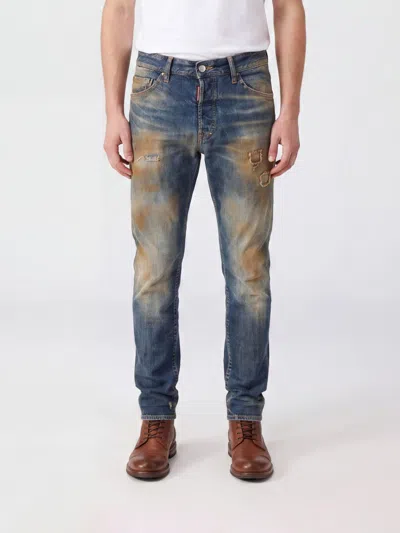 Dsquared2 Jeans Men Color Navy In Blue